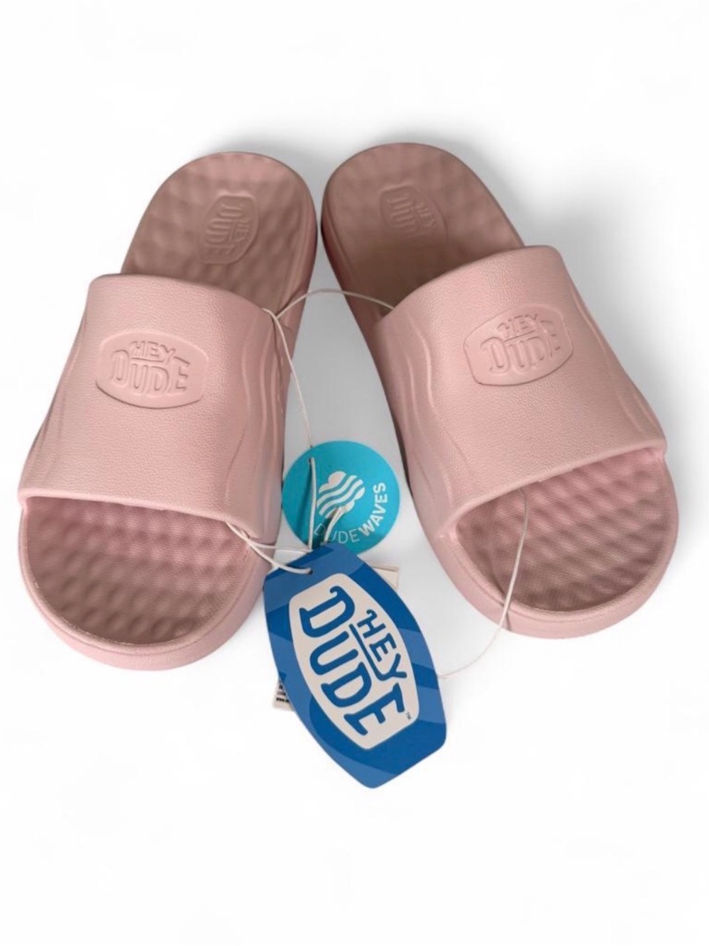 Hey Dude Blush Pink Slide Sandals